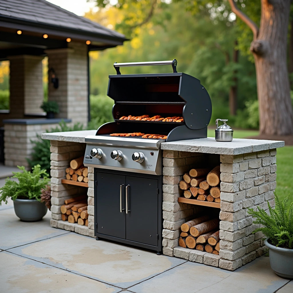 Outdoor Wood-fired Grill